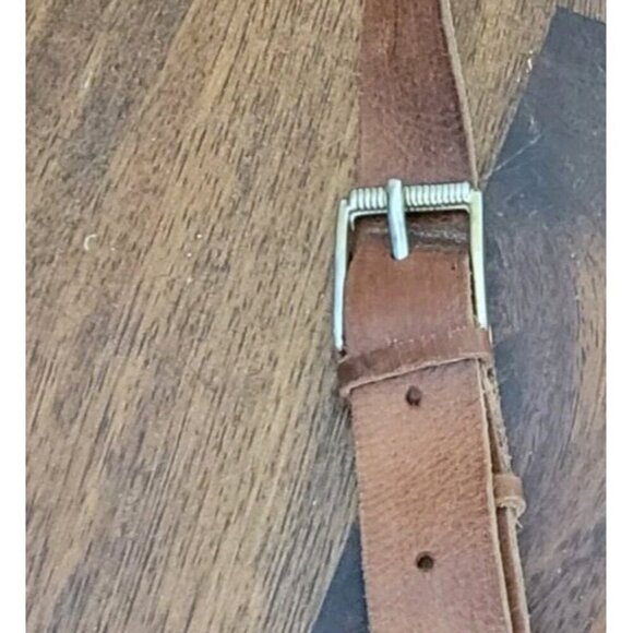 Vintage 1960's Vibe Hand Tooled Leather Hippie Purse Unbranded Floral Crossbody - Picture 4 of 12